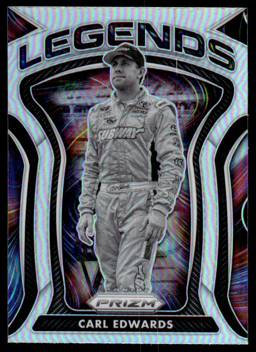 Carl Edwards 2021 Panini Prizm Silver Prizm Legends Front of Card