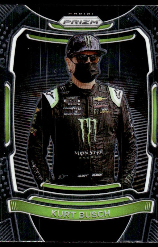 Kurt Busch 2021 Panini Prizm Racing Base Front of Card