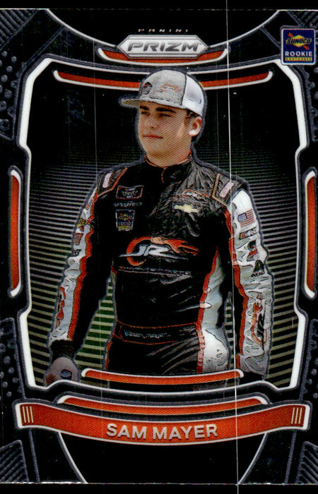 Sam Mayer 2021 Panini Prizm Racing Base Front of Card