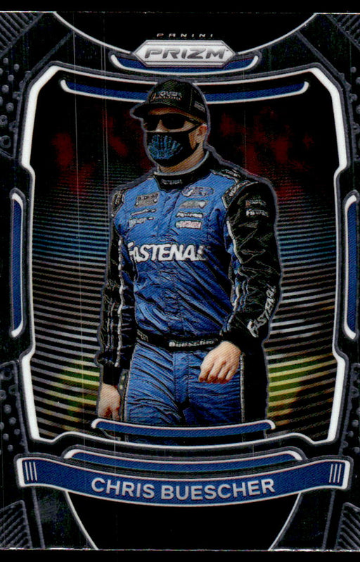 Chris Buescher 2021 Panini Prizm Racing Base Front of Card