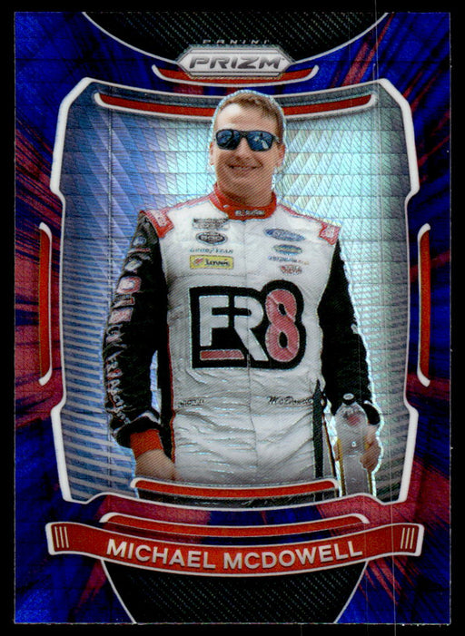 Michael McDowell 2021 Panini Prizm Hyper Red & Blue Front of Card