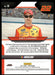 Joey Logano 2021 Panini Prizm Racing Base Back of Card