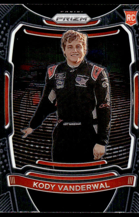 Kody Vanderwal 2021 Panini Prizm Racing Base Front of Card