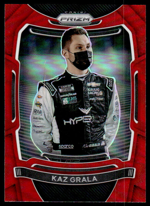 Kaz Grala 2021 Panini Prizm Red Prizm Front of Card