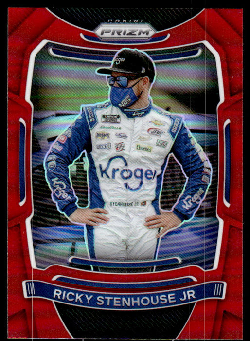 Ricky Stenhouse Jr. 2021 Panini Prizm Red Prizm Front of Card