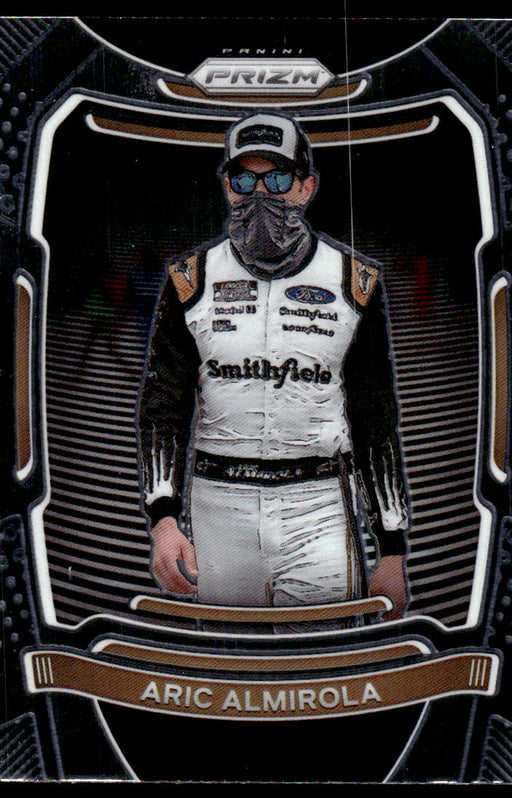 Aric Almirola 2021 Panini Prizm Racing Base Front of Card