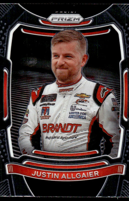 Justin Allgaier 2021 Panini Prizm Racing Base Front of Card