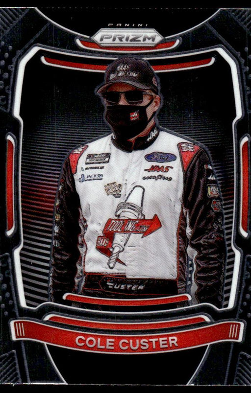 Cole Custer 2021 Panini Prizm Racing Base Front of Card