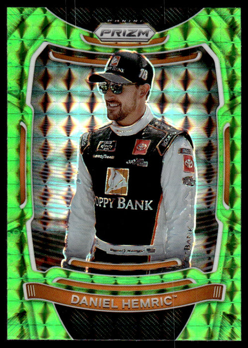 Daniel Hemric 2021 Panini Prizm Reactive Green Prizm Front of Card