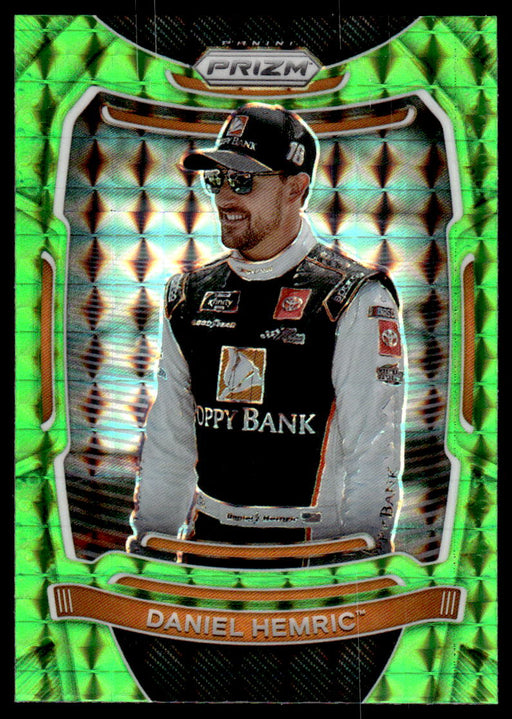 Daniel Hemric 2021 Panini Prizm Reactive Green Prizm Front of Card