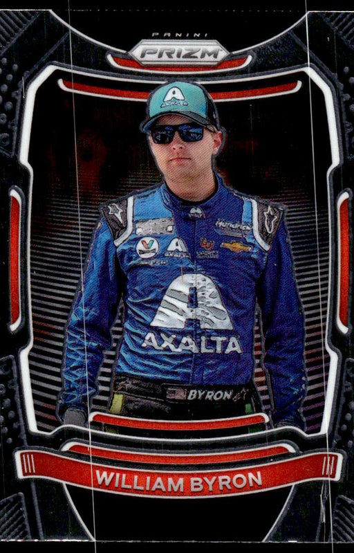 William Byron 2021 Panini Prizm Racing Base Front of Card