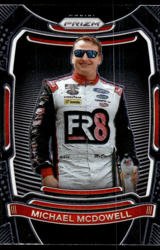 Michael McDowell 2021 Panini Prizm Racing Base Front of Card