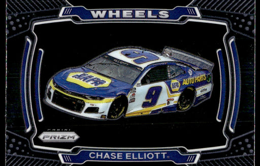 Chase Elliott 2021 Panini Prizm Racing Wheels Front of Card