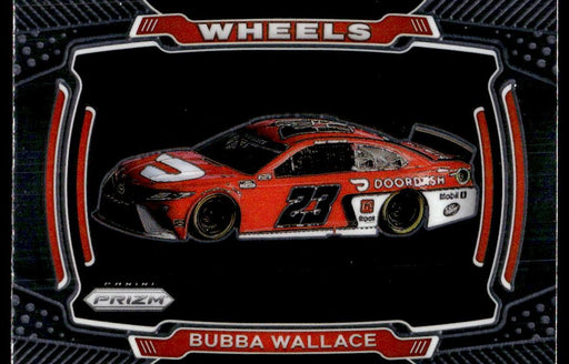 Bubba Wallace 2021 Panini Prizm Racing Wheels Front of Card