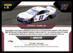 Denny Hamlin 2021 Panini Prizm Racing Wheels Back of Card