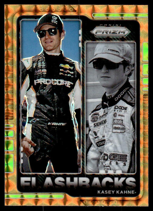 Kasey Kahne 2021 Panini Prizm Reactive Orange Prizm Front of Card