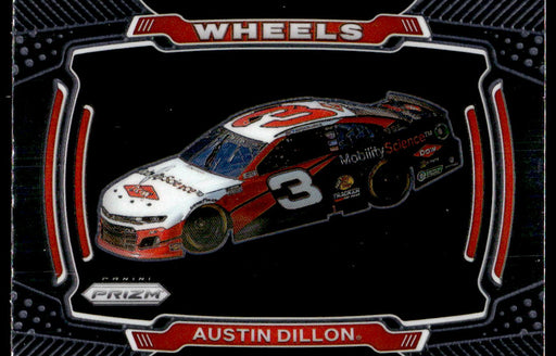 Austin Dillon 2021 Panini Prizm Racing Wheels Front of Card