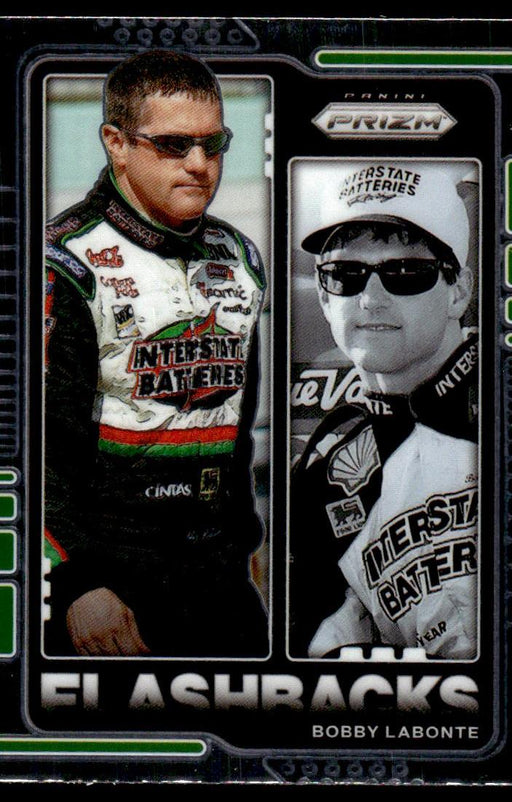 Bobby Labonte 2021 Panini Prizm Racing Flashbacks Front of Card