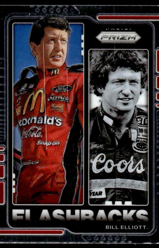 Bill Elliott 2021 Panini Prizm Racing Flashbacks Front of Card