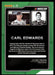 Carl Edwards 2021 Panini Prizm Racing Flashbacks Back of Card