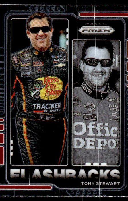 Tony Stewart 2021 Panini Prizm Racing Flashbacks Front of Card