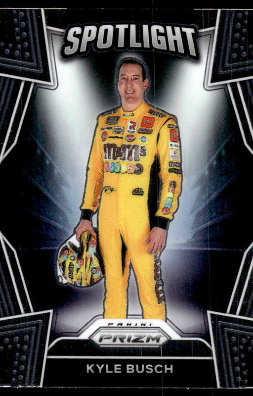 Kyle Busch 2021 Panini Prizm Racing Spotlight Front of Card