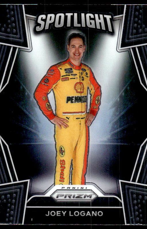 Joey Logano 2021 Panini Prizm Racing Spotlight Front of Card