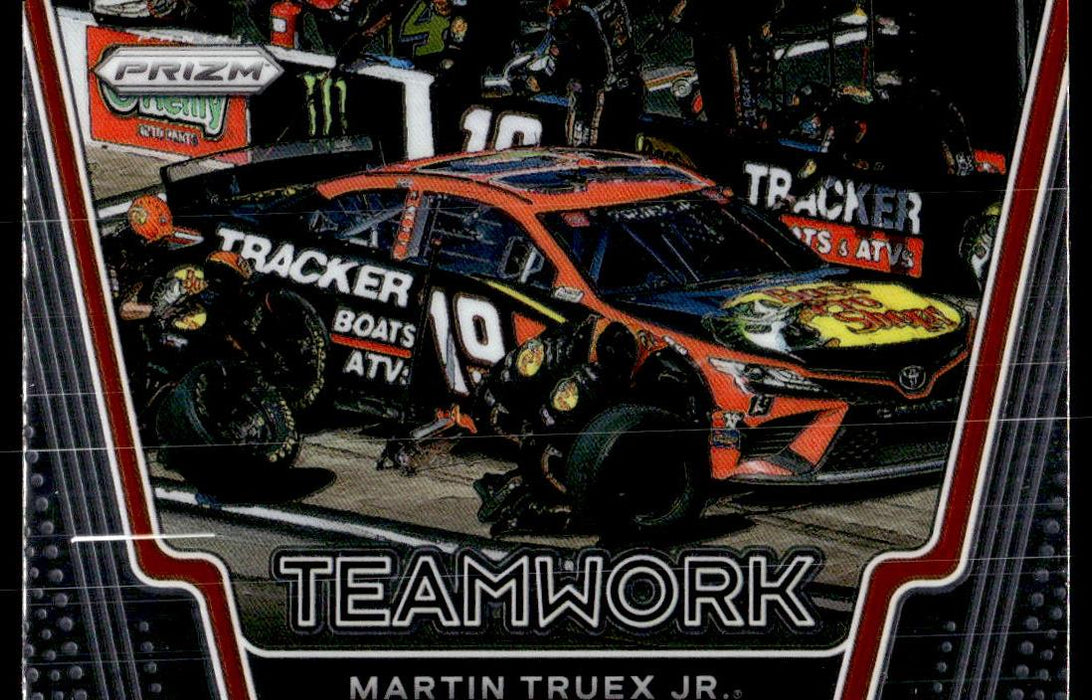 Martin Truex Jr. 2021 Panini Prizm Racing Teamwork Front of Card