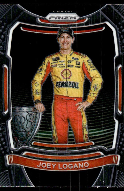 Joey Logano 2021 Panini Prizm Racing Variation Front of Card