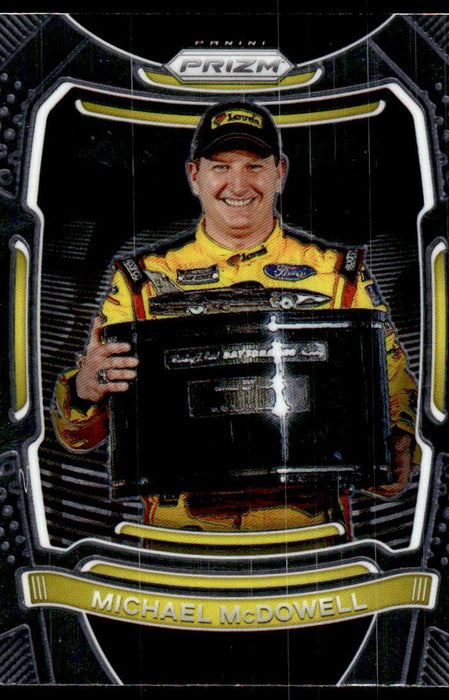 Michael McDowell 2021 Panini Prizm Racing Variation Front of Card