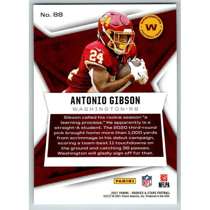 2021 Panini Rookies & Stars #88 Antonio Gibson Washington Commanders - Collectible Craze America