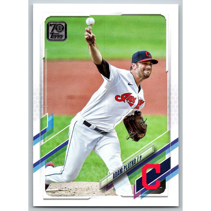 2021 Topps Baseball Complete Set Adam Plutko Cleveland Indians #189 - Collectible Craze America