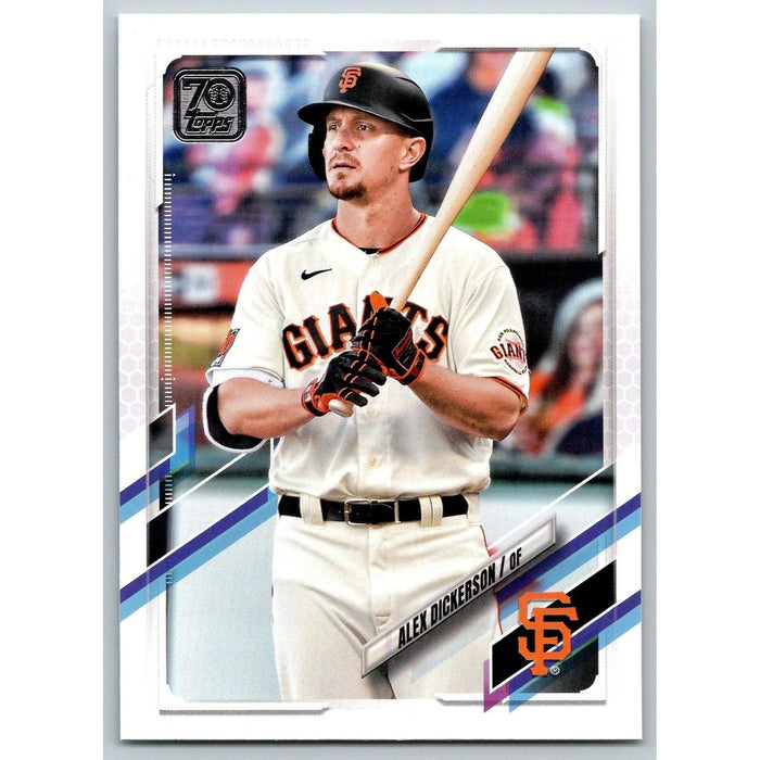 2021 Topps Baseball Complete Set Alex Dickerson San Francisco Giants #616 - Collectible Craze America