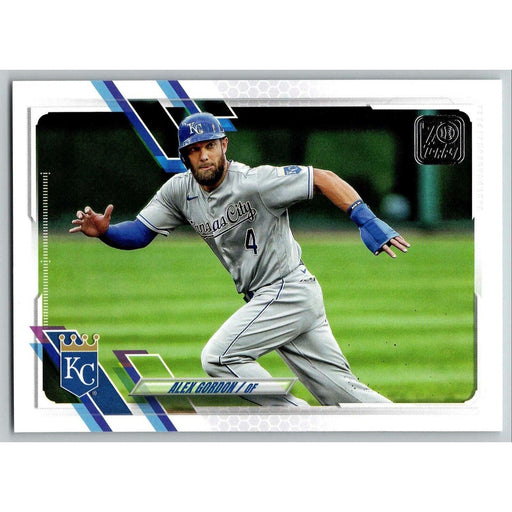 2021 Topps Baseball Complete Set Alex Gordon Kansas City Royals #316 - Collectible Craze America