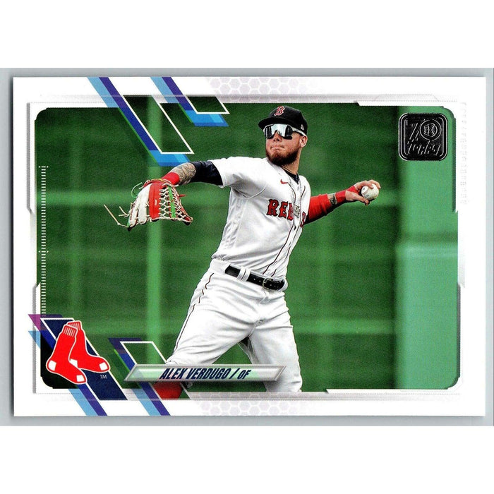 2021 Topps Baseball Complete Set Alex Verdugo Boston Red Sox #214 - Collectible Craze America