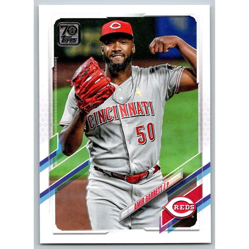 2021 Topps Baseball Complete Set Amir Garrett Cincinnati Reds #124 - Collectible Craze America