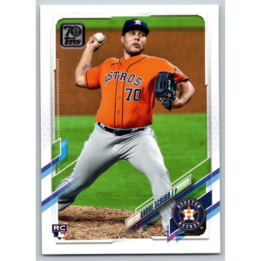 2021 Topps Baseball Complete Set Andre Scrubb RC Houston Astros #384 - Collectible Craze America