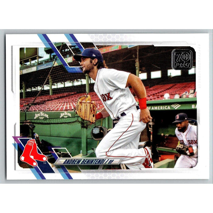 2021 Topps Baseball Complete Set Andrew Benintendi Boston Red Sox #154 - Collectible Craze America