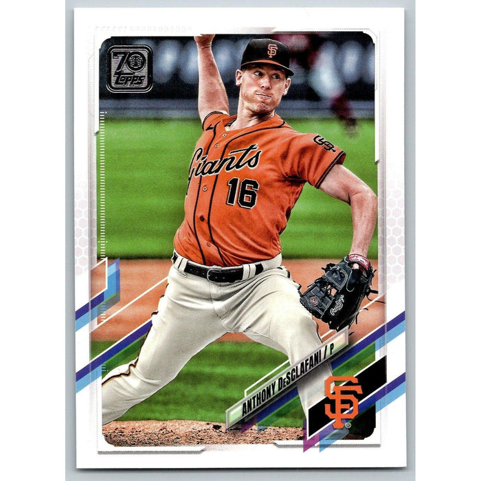 2021 Topps Baseball Complete Set Anthony DeSclafani San Francisco Giants #614 - Collectible Craze America