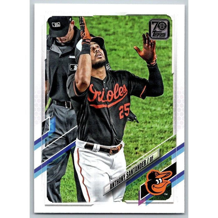 2021 Topps Baseball Complete Set Anthony Santander Baltimore Orioles #320 - Collectible Craze America