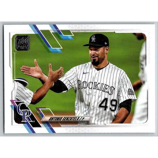 2021 Topps Baseball Complete Set Antonio Senzatela Colorado Rockies #420 - Collectible Craze America
