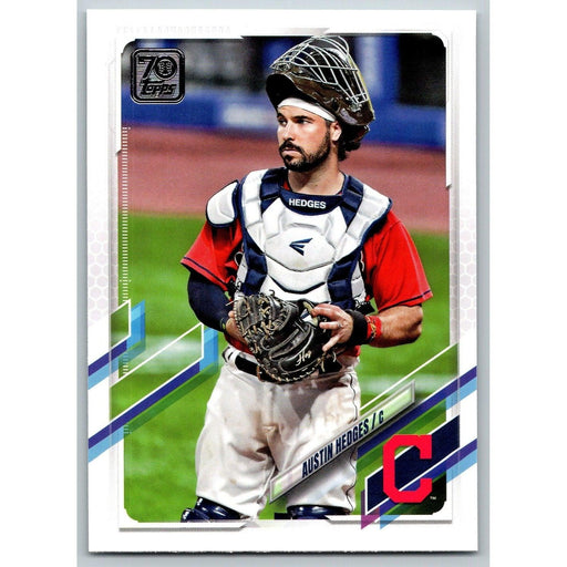 2021 Topps Baseball Complete Set Austin Hedges Cleveland Indians #572 - Collectible Craze America