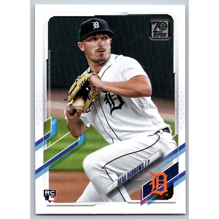 2021 Topps Baseball Complete Set Beau Burrows RC Detroit Tigers #123 - Collectible Craze America