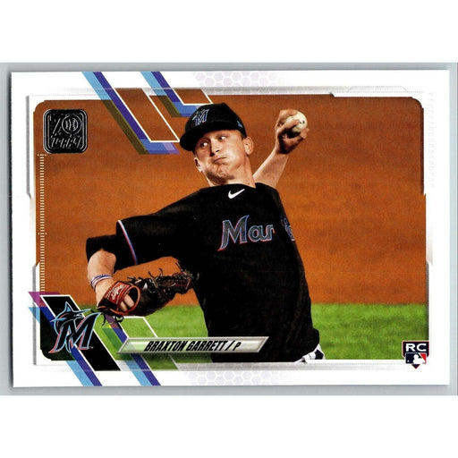 2021 Topps Baseball Complete Set Braxton Garrett RC Miami Marlins #433 - Collectible Craze America