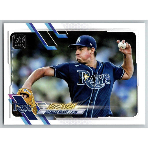 2021 Topps Baseball Complete Set Brendan McKay Tampa Bay Rays #257 - Collectible Craze America