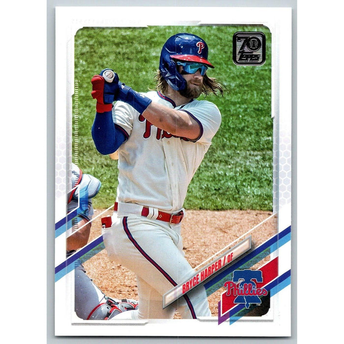 2021 Topps Baseball Complete Set Bryce Harper Philadelphia Phillies #250 - Collectible Craze America