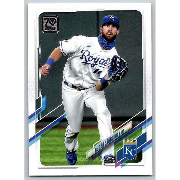 2021 Topps Baseball Complete Set Bubba Starling Kansas City Royals #375 - Collectible Craze America