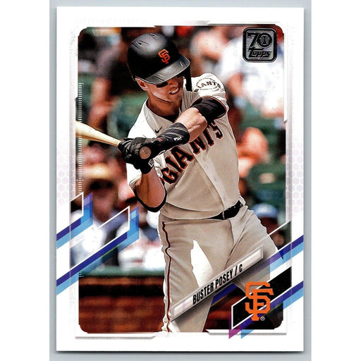 2021 Topps Baseball Complete Set Buster Posey San Francisco Giants #301 - Collectible Craze America