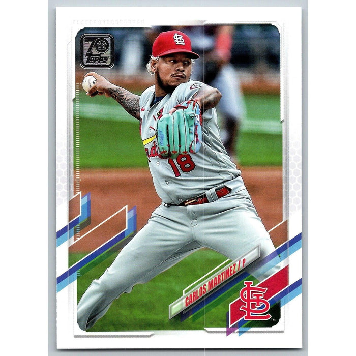 2021 Topps Baseball Complete Set Carlos Martinez #195 Tampa Bay Rays - Collectible Craze America