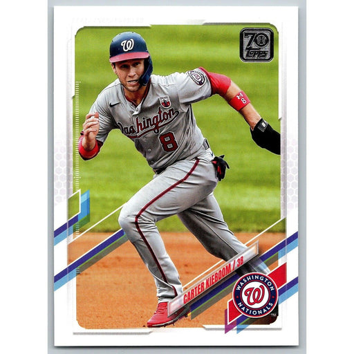 2021 Topps Baseball Complete Set Carter Kieboom Washington Nationals #118 - Collectible Craze America